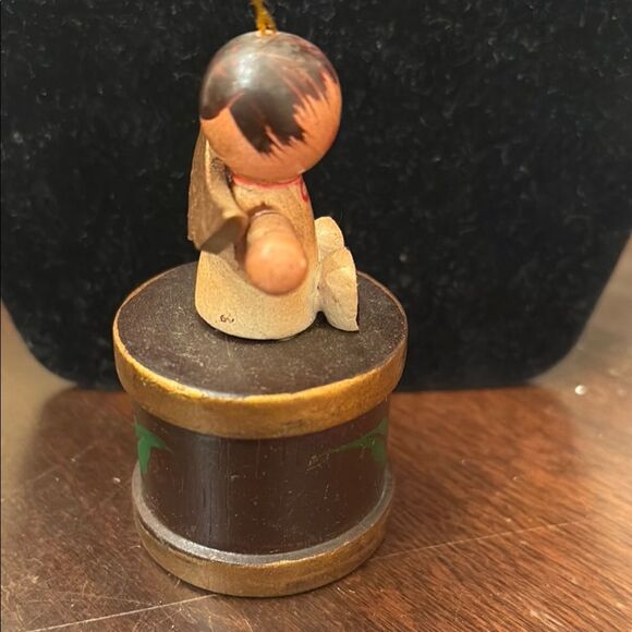 Vintage Jasco Taiwan Wooden Angel Ornament - Picture 2 of 5